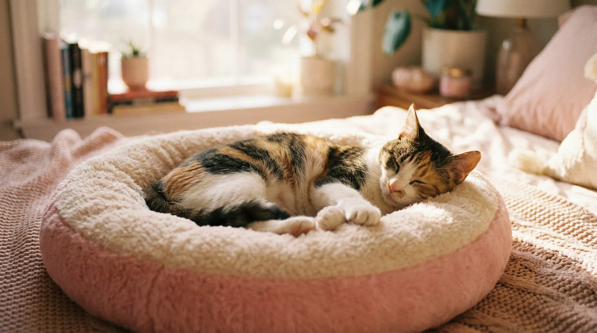 三花猫安静入睡 - 困惑的LANGM